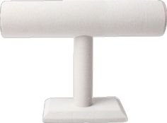 a white toilet roll holder on a white background