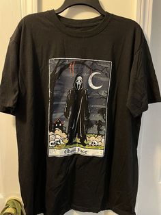 Authentic Scream Movie Ghost Face The Icon of Halloween T Shirt   Mask   90s  Ghostface Costume ideas  Fall Outfits  Shirt Outfits Ideas  halloween costume ideas Easy 30 day return policy Ghostface Costume Ideas, Scream Costume Ideas, Ghostface Costume, Scream Costume, Quilt Size Chart, Shirt Outfits, Scream Movie, Ghost Face, Halloween Costume Ideas