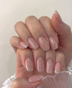 Bride Nails Wedding Elegant, Wedding Gel Nails, Bride Nail Art, Nails For Brides, Bachelorette Nails, Wedding Nails For Bride Bridal, Elegant Wedding Nails