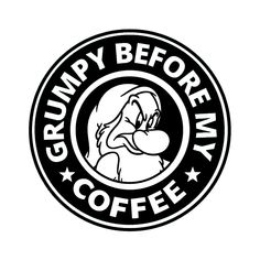 the grumpy before my coffee logo