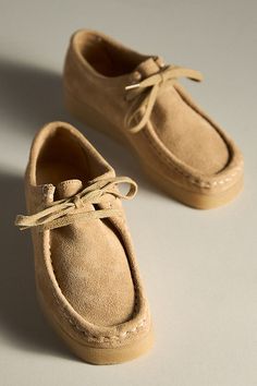 We have found this style runs small; we recommend sizing up one whole size for an ideal fit Leather upper, insole Rubber sole Tie styling Imported | Moccasin Platform Shoes by Anthropologie in Beige, Women's, Size: 38, Leather/Rubber Tie Styles, 50 Fashion, Platform Shoes, Shoe Shop, Moccasins, Rubber Sole, Heel Height, Leather Upper, Anthropologie