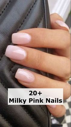 40+ Milky Pink Nails You Can't Get Around This Year brings together the best Nagel Inspo with trendy Nagellack shades. Perfect for summery nails and casual nails alike, these milky nails range from subtle, short cute classy nails to glitter pink designs. Featuring nail arts like Pink Nails OPI and subtle yet chic small classy nails, this collection has something for every style. Discover basic nails, Manikur Kuku, and even a touch of Kutek Disney charm for a playful, polished look this season.