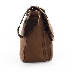 Feature: Condition: 100% Brand New and High Quality Material: Canvas Color: Brown Dimensions: 30x 21 x8cm / 12"x 8.3"x 3.15" Specification: Zipper closure for the main pocket One small zipper closure pocket inside Two small open pockets for mobile phone and other small accessories Two button closure pockets at the front Adjustable shoulder strap length Brown Canvas Briefcase For School, Brown Shoulder Canvas Bag For Business, Casual Rectangular Briefcase With Zipper Pocket, Brown Rectangular Canvas Bag For Business, Brown Satchel Canvas Bag With Zipper Pocket, Classic Outdoor Bags With Pockets, Brown Canvas Satchel With Zipper Pocket, Classic Outdoor Bag With Zipper Pocket, Brown Rectangular Canvas Bag With Zipper Pocket