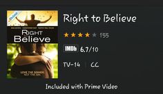 the right to believe movie is on sale