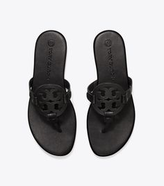 Miller Soft Sandal, Leather: Women's Designer Sandals | Tory Burch Soft Sandals, Miller Sandal, Square Toe Sandals, Leather Gladiator Sandals, Tory Burch Sandals, Beautiful Sandals, Stylish Sandals, Tory Burch Miller, Tory Burch Miller Sandal