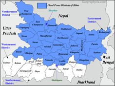 a map of nepal showing the major cities