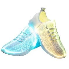 Return Policy Fast Delivery Trusted seller LED Fiber Optic Shoes Light Up Sneakers for Women Men Luminous Trainers Flashing Sneakers for Festivals, Christmas, Halloween, New Year Party with USB Charging, White Product Description When you put on this Fiber Optic LED Shoes,your feet can have 7 single colors glow and 4 flashing models,light up your feet and be the brightest star in the dark. Fiber Optic LED Shoes adopts new fiber-optic material, which is more lightweight and soft,and the mesh inner material can keep your feet drt abd comfortable for long walks,while the flexible grooves bottom pattern strengthen the shoes ability of anti-skid and grip. Shoes Clean Instruction : Never soak in water,just use wet towel to clean the upper directly,and you can use the sponge eraser to brush the w Night Club Dance, Black Casual Shoes, Light Up Sneakers, Led Shoes, Light Up Shoes, New Year Party, 12th Man, Sneakers For Women, Clean Shoes