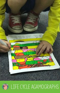 a child sitting on the floor drawing with colored pencils