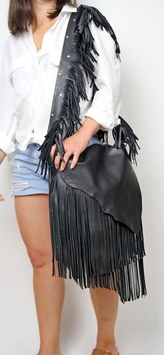 Western Fringe hobo bag - black leather bohemian bag, Western shoulder bag, Bohemian Women bag, Western fringe purse This crossbody bag is the perfect size to carry your daily essentials in style! It is made from high quality leather. This leather bag is a perfect everyday bag! There is a lot of space and you can put there everything in your everyday life. * Top zipper closure * Outer slip pocket on the back * Includes internal pockets for mobile phone and other small items. Important note: The Boho Leather Purse, Large Leather Crossbody Bag, Unique Leather Bag, Boho Leather Bags, Boho Style Bag, Tooled Leather Wallet, Crossbody Leather Bag, Leather Fringe Bag, Cowhide Bag