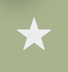 a white star on a green background