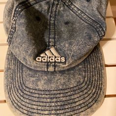 Never Worn Denim Blue Hat For Spring Outdoor, Denim Blue Spring Outdoor Hat, Faded Adjustable Hat For Spring, Faded Adjustable Hats For Spring, Adjustable Faded Hats For Spring, Adjustable Faded Hat For Spring, Distressed Blue Hat With Adjustable Fit, Adjustable Distressed Blue Hat, Casual Denim Blue Baseball Cap For Spring