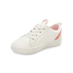 PRICES MAY VARY. Girl's casual sneakers Whimsical rainbow detail Easy stretch and go design Polyurethane fabrication TPR sole Easy Stretches, Carters Girl, Cute Sneakers, Jelly Sandals, Girls Sneakers, Pretty Shoes, Puma Platform Sneakers, Casual Girl, Toddler Shoes