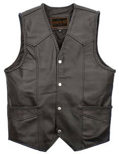 MEN'S BIKERS GENUINE COW LEATHER WAISTCOAT VEST BRAIDED MOTORCYCLE FASHION Features: 100% Genuine cowhide Leather 2 outer pockets Black Waist strap with buckle for more adjustment Button Closing, Casual Classic Braided Design  Ideal for patches The lining is made of polyester The leather is black and worked in a used look Size Chart:  Sizes XXS XS S M L XL 2XL 3XL 4XL 5XL 6XL 7XL Suitable chest size (inches) “36” “38” “40” “42” “44” “46” “48” “50” “52” “54” “56” “58” Suitable chest size in cm 91 Casual Sleeveless Vest For Biker Events, Fitted Sleeveless Biker Jacket For Biker Events, Sleeveless Biker Jacket For Fall Events, Fitted Sleeveless Biker Jacket For Events, Sleeveless Vest Biker Jacket For Fall, Sleeveless Biker Jacket Vest For Fall, Sleeveless Biker Vest For Fall, Moto Style Vest For Biker Events In Fall, Moto Vest For Biker Events In Fall