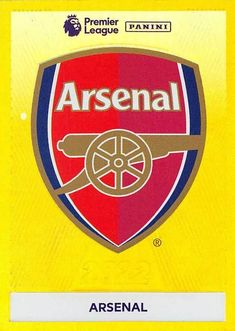 an image of a soccer card with the name arsenal on it