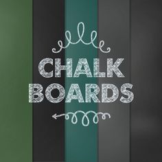 the chalkboard logo has been changed to look like it is painted