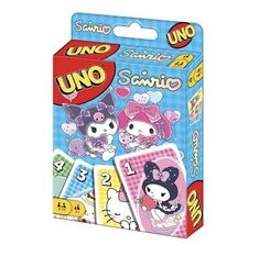 the uno uno card game is in its packaging