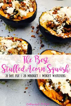 the best stuffed acorn squash 21 day fix