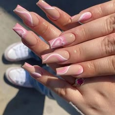 Simple Acrylic Nails, Long Acrylic Nails Coffin, Acrylic Nails Coffin Pink, Summer Acrylic Nails