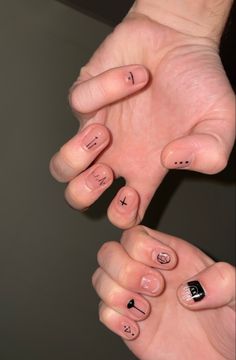 Nail Polish Ideas For Men, Short Guy Nail Designs, Manicure For Men Hands, Simple Nail Designs For Guys, Mens Nail Polish Ideas, Male Nail Art Designs Simple, Mens Manicure Design Simple, Clear Nail Designs Men, Simple Male Nail Art