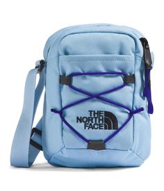 The primary materials that compose this product contain a minimum of 20 percent recycled content..Carry all your essentials for long travel, getting The North Face® Jester Crossbody bag..Recycled polyester construction..Pockets:One external zippered pocket.One external un-zip pocket..Zipper closure..Adjustable straps..Drawstring at front, for secure fit..Branding at the front panel..Recycled polyester lining..Imported..Measurement:Width: 6'.Depth: 2.5'.Height: 8.1'.Weight: 5oz..Measurements: Bot The North Face Jester, North Face Jester, North Face Bag, Lapis Blue, Blue Dark, Steel Blue, Personal Shopping, Bags Women, North Face