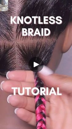 798K views · 22K reactions | Very Detailed tutorial on how to make knotless braids 
 #hairtransformation 
#knotlessbraids | Benochs Hair Braid Patterns, Knotless Braid, Braids Tutorial, Parting Hair, Cute Box Braids, Braiding Your Own Hair, Braided Hair Tutorial, Quick Natural Hair Styles