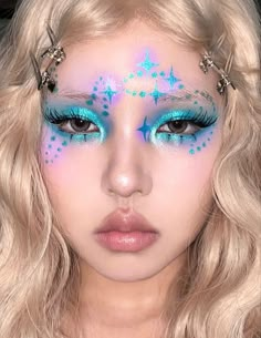 Mid Evil, Funky Makeup, Liner Makeup, Cute Eye Makeup, Swag Makeup, Smink Inspiration