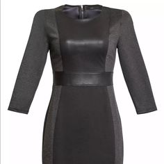 Reposhing This Item I Purchased From @Gigishop2019. Loved It, But Ready To Rotate For Something New. Questions? Leave A Comment Below! Black Bodycon Dress For Office Wear, Chic Gray Dress For Office, Chic Gray Office Dress, Elegant Gray Bodycon Mini Dress, Gray Chic Mini Dress For Workwear, Elegant Gray Mini Dress For Work, Fitted Black Mini Dress For Office, Black Fitted Mini Dress For Office Wear, Panel Dress