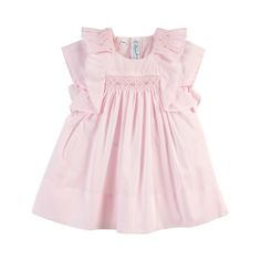 The Girls Smocked Ruffle Dress is a beautiful choice for any exciting milestone or occasion! Toddler Wedding Outfit Boy, Smocked Baby Girl Dresses, Flower Girl Outfits, Wedding Outfit For Boys, Bubble Clothes, Matching Sibling Outfits, Baby Easter Outfit, Girls Smocked Dresses