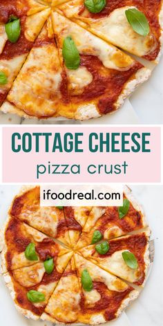 cottage cheese pizza crust with cheese and basil Healthier Pizza Crust, Weight Watchers Pizza Crust, Big Mac Pizza With Cottage Cheese Crust, 3 Ingredient Cottage Cheese Flatbread, Low Carb Keto Cottage Cheese Chicken Crust Pizza, Egg Crust Pizza, Chicken Cottage Cheese Pizza Crust, Cottage Cheese Recipes Pizza, Macro Friendly Pizza Crust