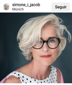 Simone Jacob, Ideas For Short Hairstyles, Grey Hair And Glasses, Grey Hair Don't Care, Grey Hair Inspiration, Useful Ideas, Pigtail Hairstyles, Three Sisters