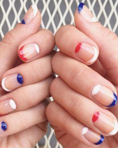 Summer Nails French Tip, Summer Nails French, Nails French Tip, French Manicure Designs, Nail Blue