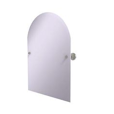 an arch shaped mirror is shown against a white background