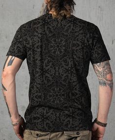 NEW In Store: Mexica Shirt For Men In Black- All Over Print. Made from 100% soft lightweight and airy 30/1 super combed cotton. Crew neck and casual regular fit, available in small, medium, large, X-large & 2XL. Exclusive, comfortable and stylish custom designed tee with psychedelic art printed in high quality silk screen printing. ✥ SIZE: S / M / L / XL / 2XL please look for size details on the last picture and make sure it fits you, If you need more help with it contact us ;) *Our model, 1 Psy Trance, Burning Man Festival, Streetwear Mens, Festival Clothing, Birthday Gift For Him, Street Wear Urban, Silk Screen Printing, Silk Screen, Tee Design