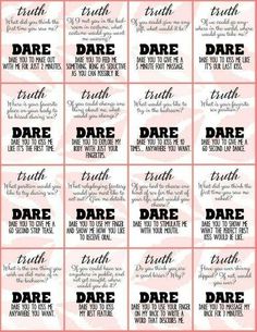 the words are written in black and white on pink paper, which reads dare to be true