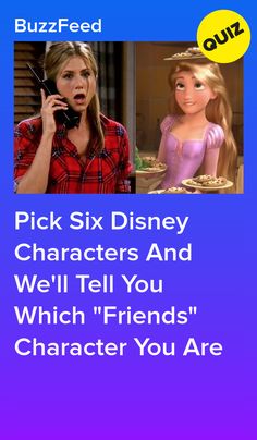 an advertisement for the movie, which features characters from disney and her friends in character you are