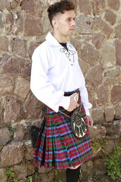 Clan MacNaughton Tartan Red Tartan Skirt Outfit, Tartan Skirt Outfit, Red Tartan Skirt, Boys Wearing Skirts