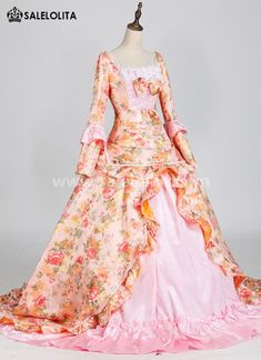 1860s Women Gold Floral Vintage Victorian Dress Condition: Brand NewColor: Black, Blue, Gold, Purple , RedMaterial: Brocade and CottonOccasion: Party, Wedding, Events, Photo shoot or ShowsSleeve Length: Long SleevesCollar: Stand Collar Includes: Dress + Apron Whether you're looking for a Vintage Revolutionary,Regency,Early Victorian,Pioneer Women,Old West,Civil War Era,Polonaise Sets,Bustle Eras,Victorian Era,Edwardian Era Dresses Clothing or Historical Period Clothing for your themed party, ree 1860s Women, Victorian Apron, Historical Dresses Victorian, Edwardian Era Dress, Victorian Aprons, Era Dresses, Gothic Victorian Dresses, Victorian Fashion Dresses, Victorian Dresses