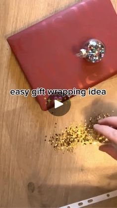 5.7K views · 12K reactions | ✨Easy gift wrapping idea ✨

Verleih deinen Geschenken zu Weihnachten ein bisschen Glitzer und mach sie so zu etwas besonderem 💫💝🎄

#weihnachtsgeschenke #giftwrapping #giftwrap #giftwrappingideas #geschenkideen #geldgeschenk #geldgeschenkeoriginellverpackt #diy #geschenkidee #geschenk | Artem Kli Gift Wrapping Hacks, Wrapping Hacks, Wrapping Tips, Easy Gift Wrapping, Holiday Crafts Gifts, Gift Wrapping Station, Xmas Gift Wrap, Wrapping Station, Glitter Tape