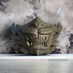 Lion (Frenzy) Face Mask - 3D Printed Décor, Costume / Cosplay Size (Approximate): Width: 185mm Height: 118mm Depth: 125mm Printed masks will come to you complete, but "unfinished."  This means that while you'll have a full mask ready to show off, you'll need to do some sanding and/or painting to make it your own! PLA Plastic prints will come in a standard white or black color.  Resin prints will be printed in grey or black.  Message us if you'd like to choose from a fully-painted model selection Lion Face Mask, Tiger Mask, Bear Mask, Lion Mask, Wolf Mask, Oni Mask, Color Resin, Costume Masks, Lion Face