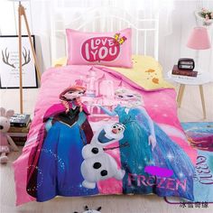 this is a frozen princess bedding set