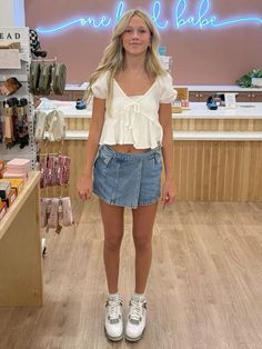 Girly Fits Aesthetic, What To Wear With A Skirt, No Jeans Outfit Ideas, Utah Outfits Summer, Coastal Style Outfits, Paislee Nelson Outfits, Utah Outfits, Preppy Style Summer, Trendy Outfits For Teens