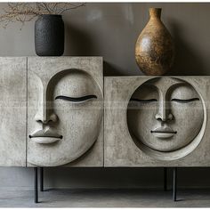 #mask #interiordesignideas #interior #design #wall #art #restaurant #architecture #sculpture #mural Home Decor Crate