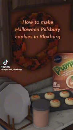 how to make halloween pillsbury cookies in bloxburg