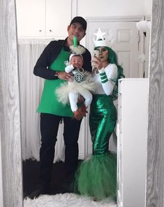 Calling All Families of 3: We Have the 41 Halloween Costume Ideas You’ll Want to Steal All Black Halloween Costume, Family Halloween Ideas, Black Dress Halloween Costume, Family Costume Ideas, Black Halloween Costumes, Hallowen Ideas