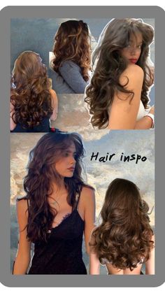 Layered Hair Straight And Curly, 90s Haircuts Wavy Hair, Messy Curled Hair, 90s Wavy Hair, Types Of Wavy Hair, Long Wavy Hair With Layers, Face Framing Layers Wavy Hair, Hair Inspiration Long, Types Of Hair