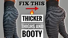 GROW THICKER THIGHS And BOOTY IN 14 DAYS | At Home Leg Workout *No Equipment - YouTube Bigger Thigh Workout At Home, No Equipment Leg Workout, Leg Workout No Equipment, At Home Leg Workout, Home Leg Workout