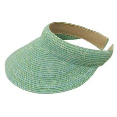 Comfort Band Colorful Clip On Straw Sun Visor - Boardwalk Style Visor Cap Boardwalk Style Hats DA486M Mint Medium (57 cm) Sun Visor Hat, Visor Cap, Visor Hat, Visor Hats, Paper Straws, Sun Visor, Wide Brimmed, Upf 50, Hat Fashion