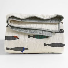 an image of a bag with fish on it