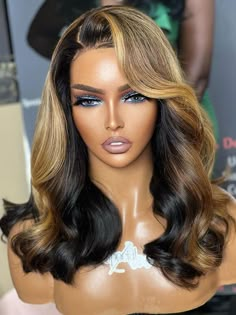 Dream Highlight Body Wave 13*4/5*5 HD Lace Front Wig Ombre Brown Color 100% Human Hair DC32 Hd Lace Wig, Hd Lace Frontal, Ombre Brown, Human Virgin Hair, Ombre Hair Color, Brown Ombre, Frontal Wig, Blonde Ombre, Hd Lace