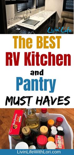 the best rv kitchen and pantry must haves